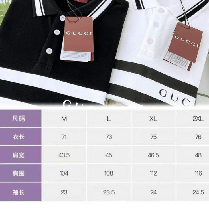 Picture of Gucci Polo Shirts Short _SKUGucciM-2XL8qx1527883